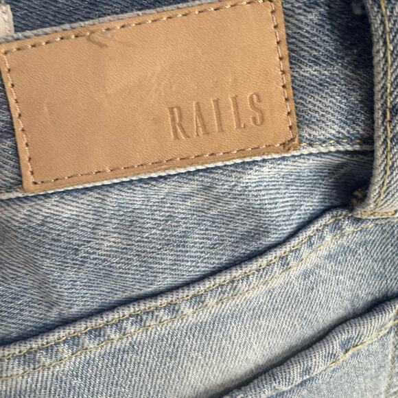 Rails The Melrose High Waist Slim Straight Leg Ankle Jeans Sunfade Size 31 NWT - Picture 7 of 14